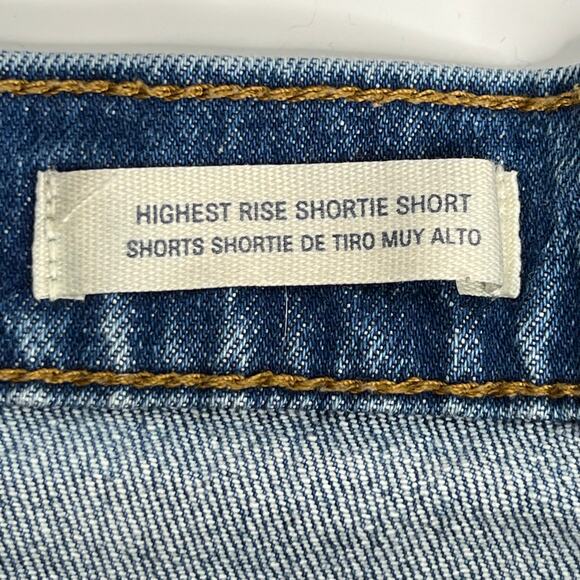 Universal Thread Highest Rise Shortie Jean Shorts Size 16 - Picture 3 of 6